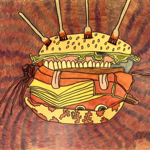 佐野 嵐美「ハンバーガー」