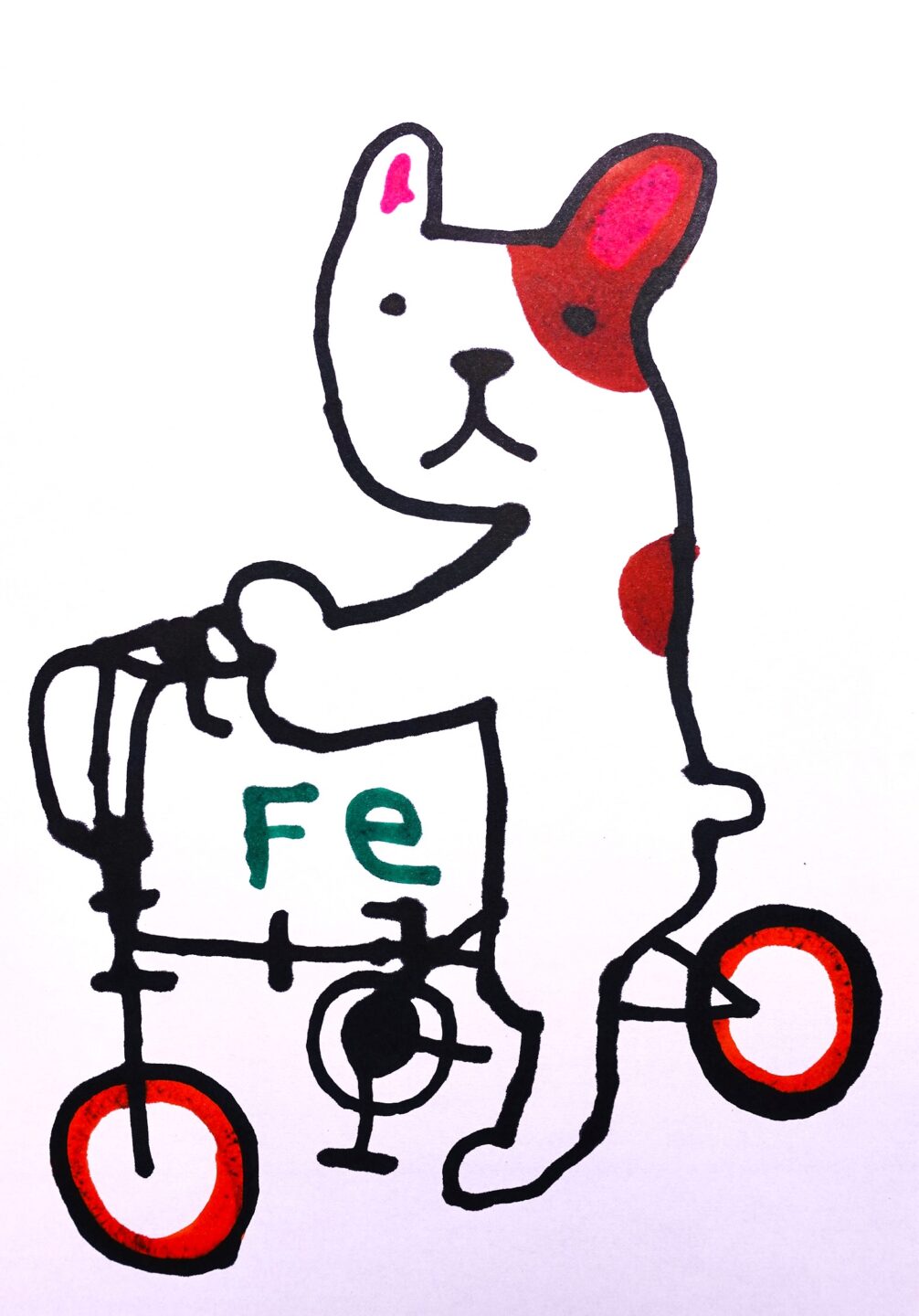 Fe画伯「イヌ4」