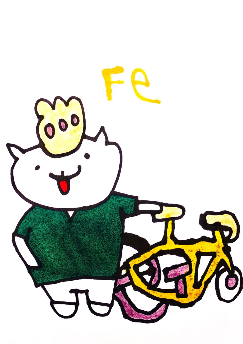 石井 鉄兵(Fe画伯) 「ネコ7」