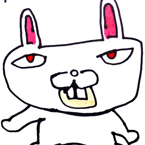 石井 鉄兵(Fe画伯) 「ウサギ1」