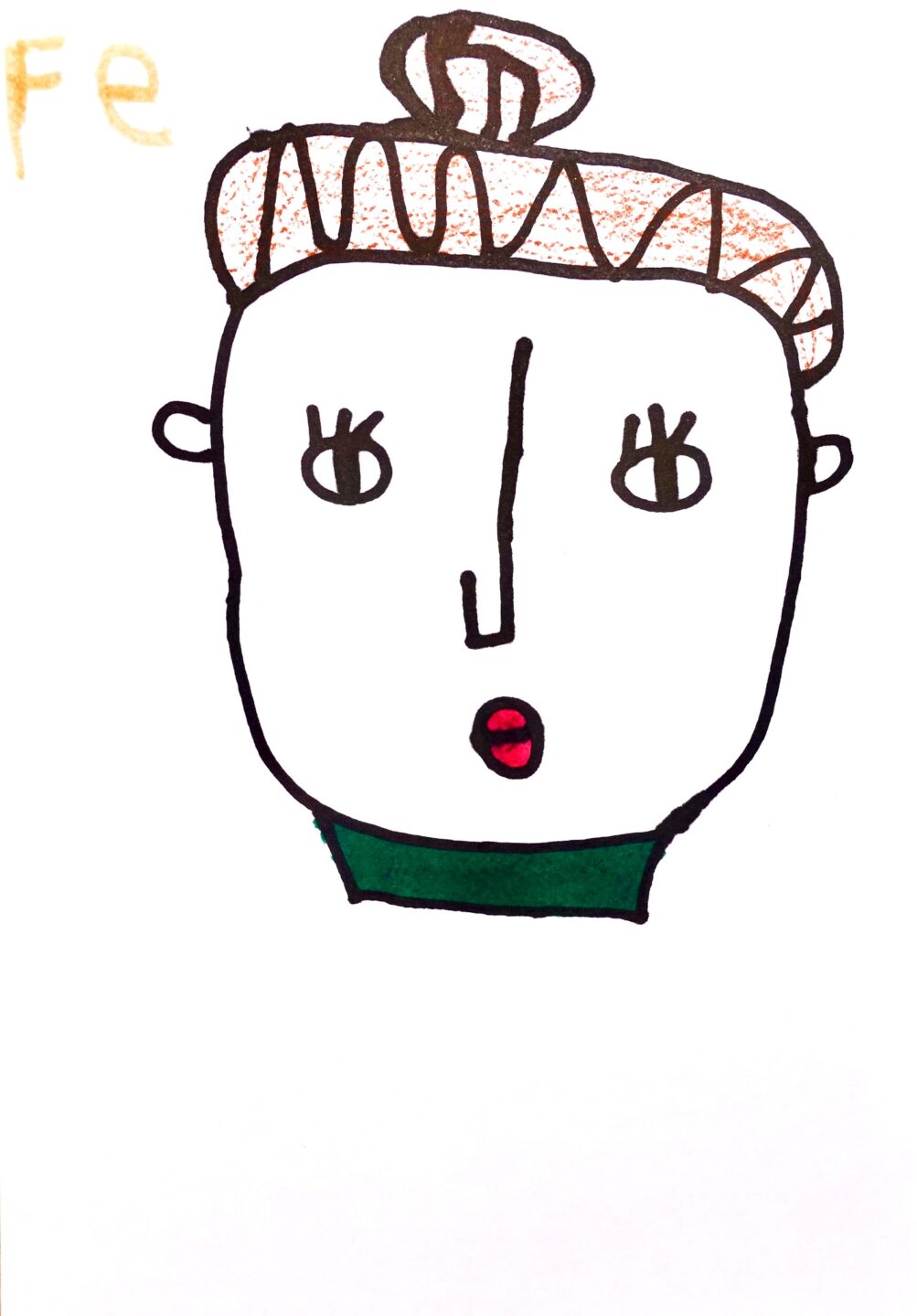 石井 鉄兵(Fe画伯) 「女の人1」