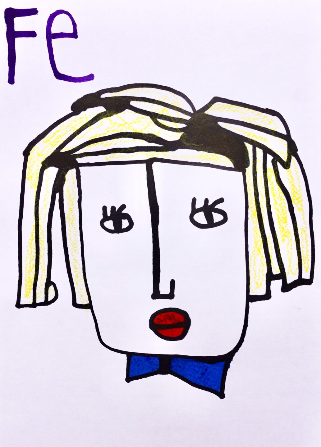 石井 鉄兵(Fe画伯) 「女の人2」