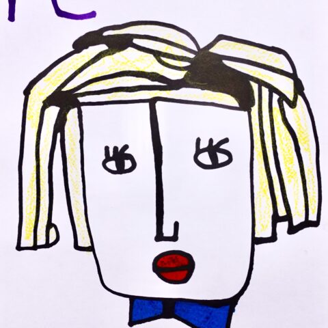 石井 鉄兵(Fe画伯) 「女の人2」