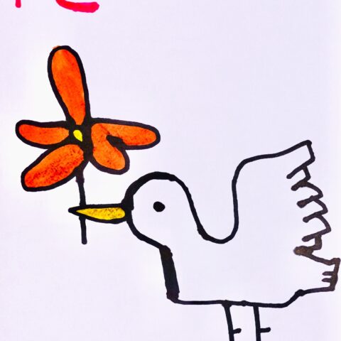 石井 鉄兵(Fe画伯) 「トリ1」