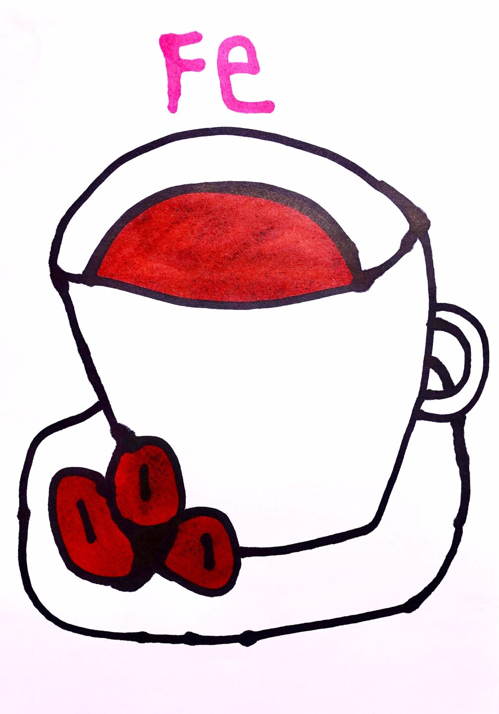 石井 鉄兵(Fe画伯) 「coffee 3」