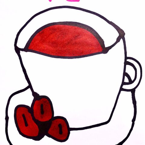 石井 鉄兵(Fe画伯) 「coffee 3」