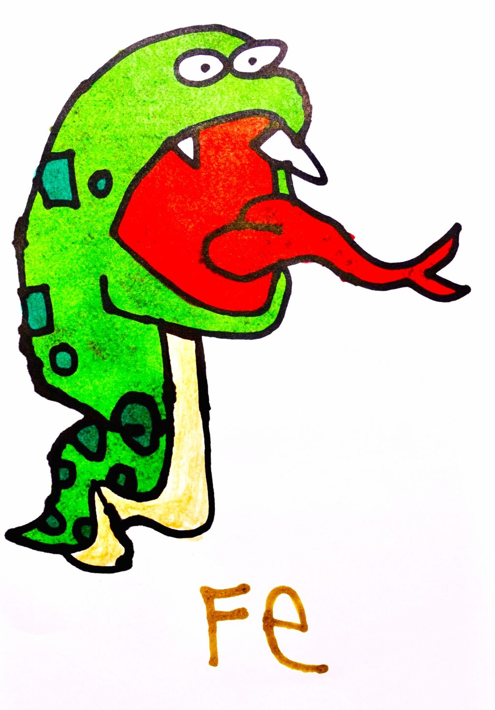 石井 鉄兵(Fe画伯) 「ヘビ2」