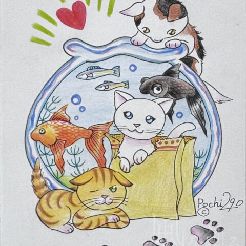 福丸 ぽち「ネコ①」