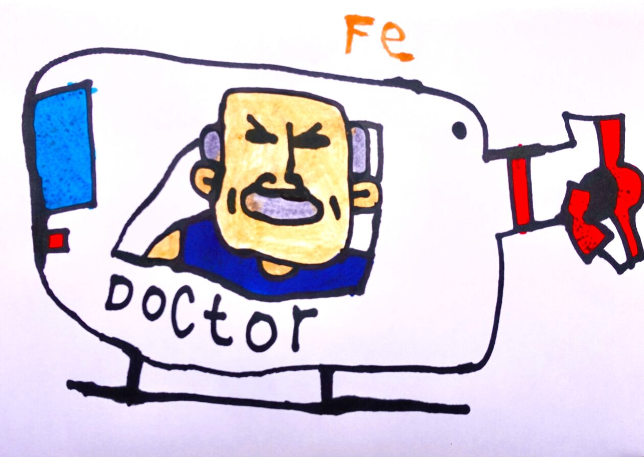 石井 鉄兵(Fe画伯) 「ドクターヘリ」