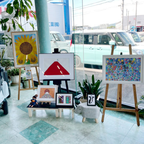 まちじゅうアート展示作品 峰自動車工業株式会社さま