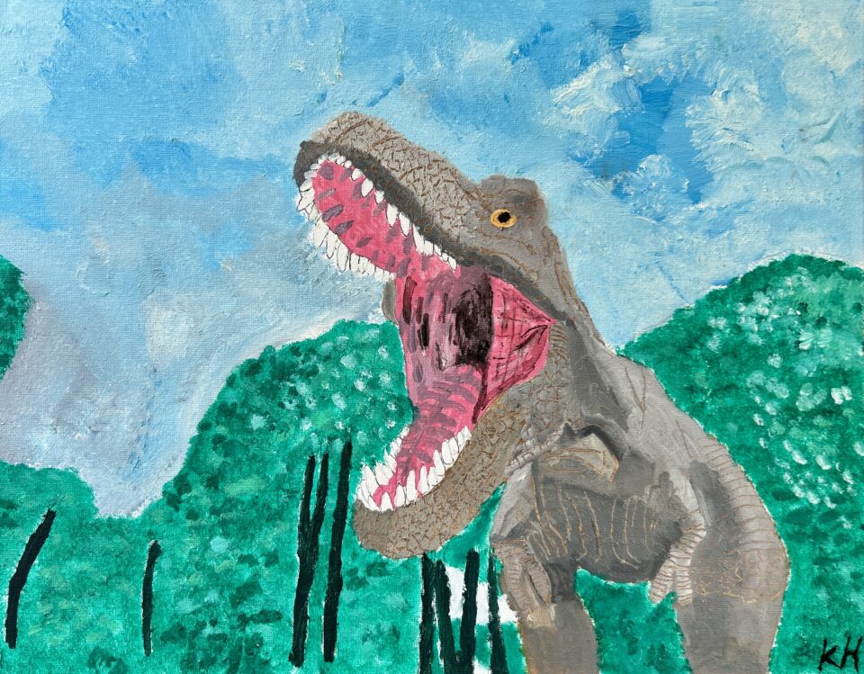 原 昂佑「福井で出会ったティラノサウルス」 | ふじのくに障がい者芸術