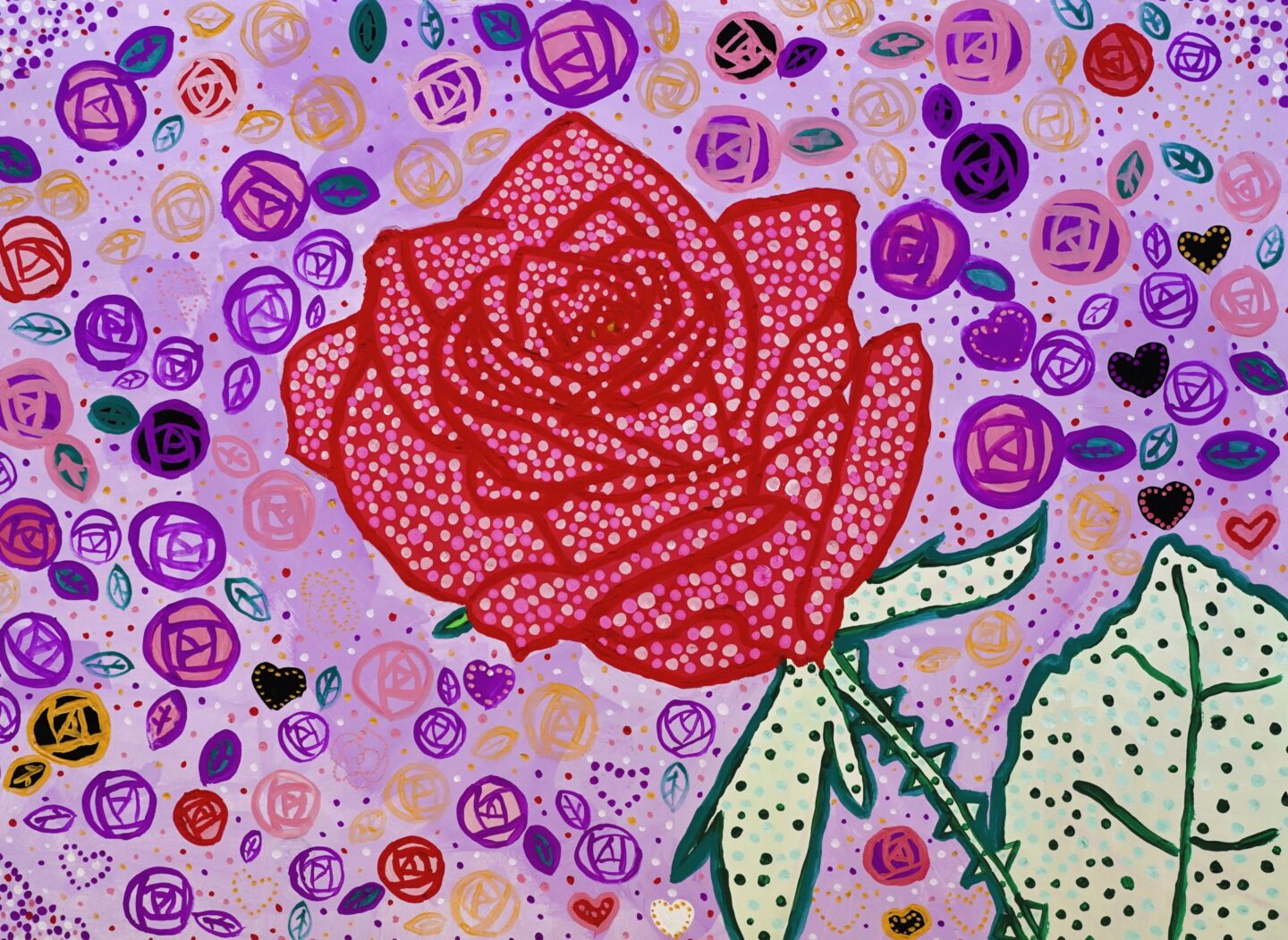 松尾 虹「薔薇」