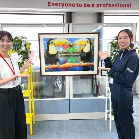 まちじゅうアート展示作品 株式会社エンケイ・オーディット・アンド・コンピューターサービスさま