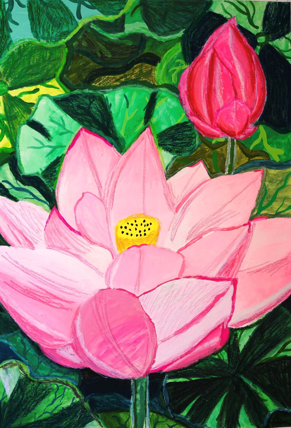 影山 桃花「蓮の花」