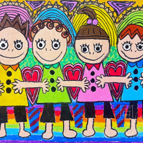 璃加「stronger together 一緒なら強くなれる」