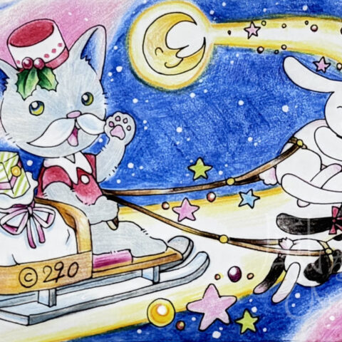 福丸 ぽち「ネコサンタ」