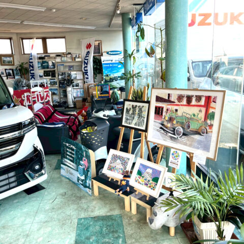 まちじゅうアート展示作品 峰自動車工業株式会社さま