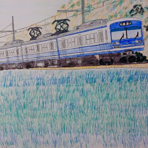 原 昂佑「海岸線を走る黒船電車」