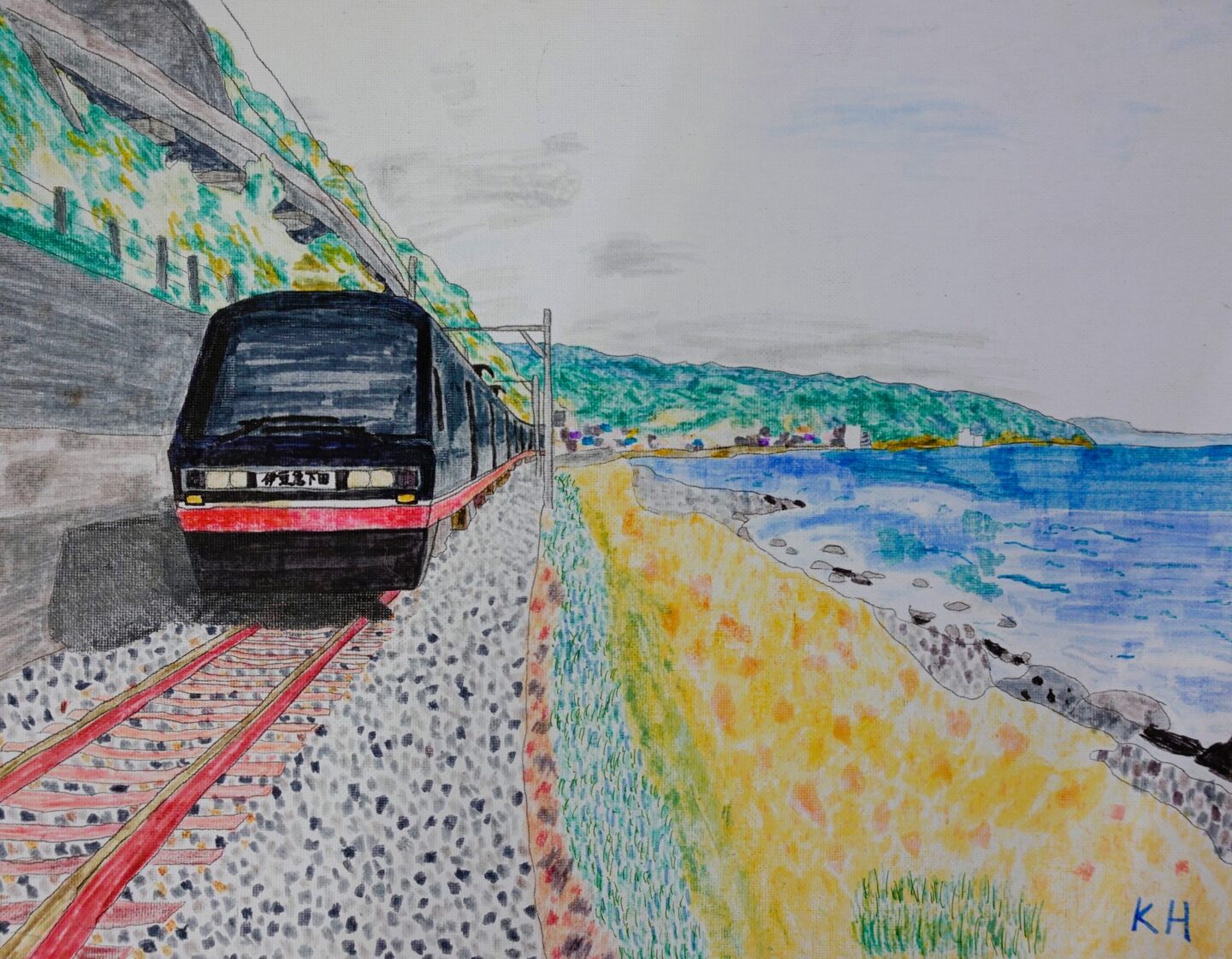 原 昂佑「田園地帯を走るいずっぱこ」