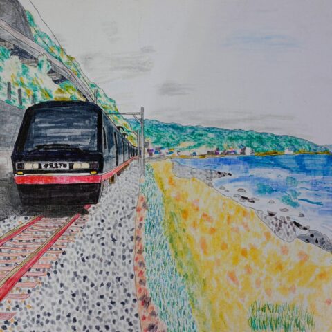 原 昂佑「田園地帯を走るいずっぱこ」