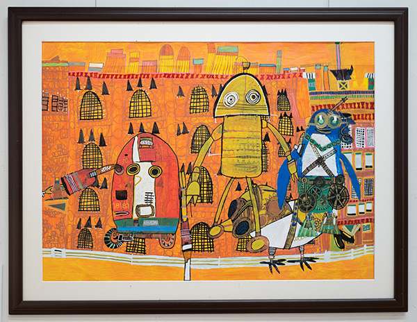 奨励賞を受賞した「工場へようこそ」(ISOMI 作)の画像