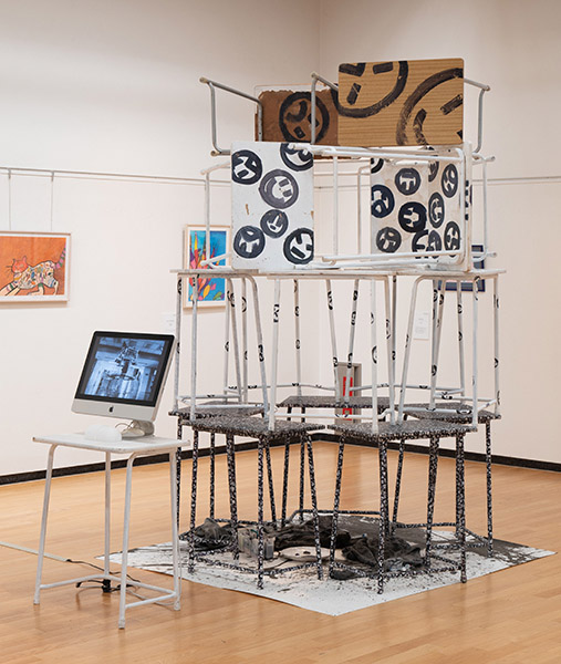 準奨励賞を受賞した「視線の集積」(佐野 宗也 作)の画像