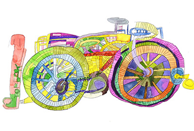 東館11〜12階　階段踊り場