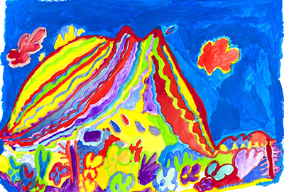 東館10〜11階階段踊り場