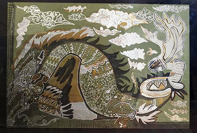 東館11〜12階　階段踊り場