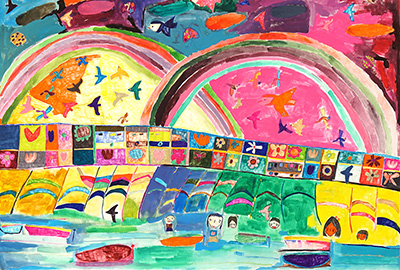 西館2階玄関入り口