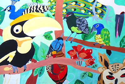 西館５階エレベーター前