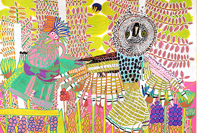 東館11〜12階　階段踊り場