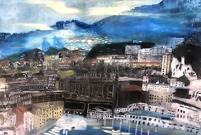 西館９階エレベーター前