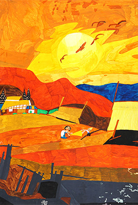 西館10階エレベーター前