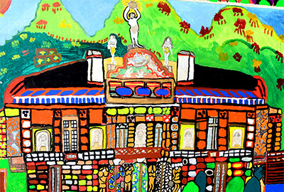 西館６階エレベーター前