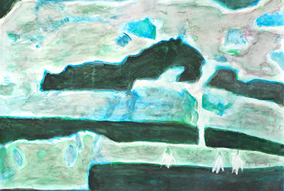 西館１０階エレベーター前