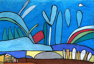 西館９階エレベーター前